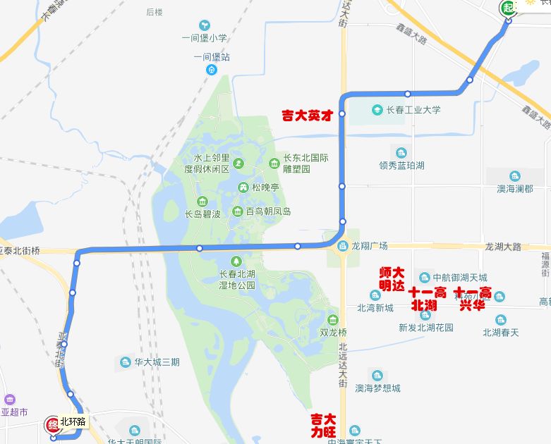 長春北湖規劃圖，揭示未來城市的宏偉藍圖