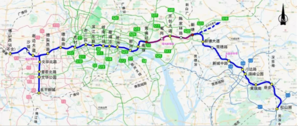 廣州地鐵28號線最新線路圖揭秘，科技脈絡連接未來之城